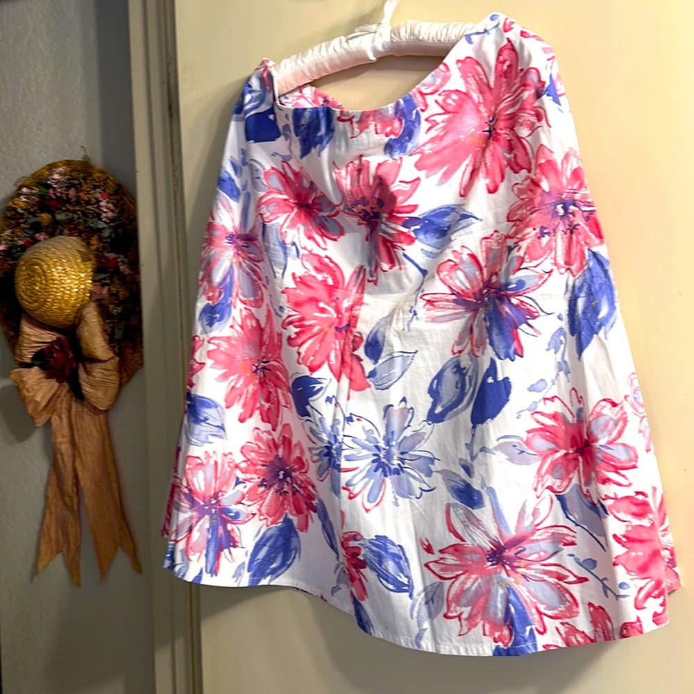 Preview pink floral skirt worn once like new